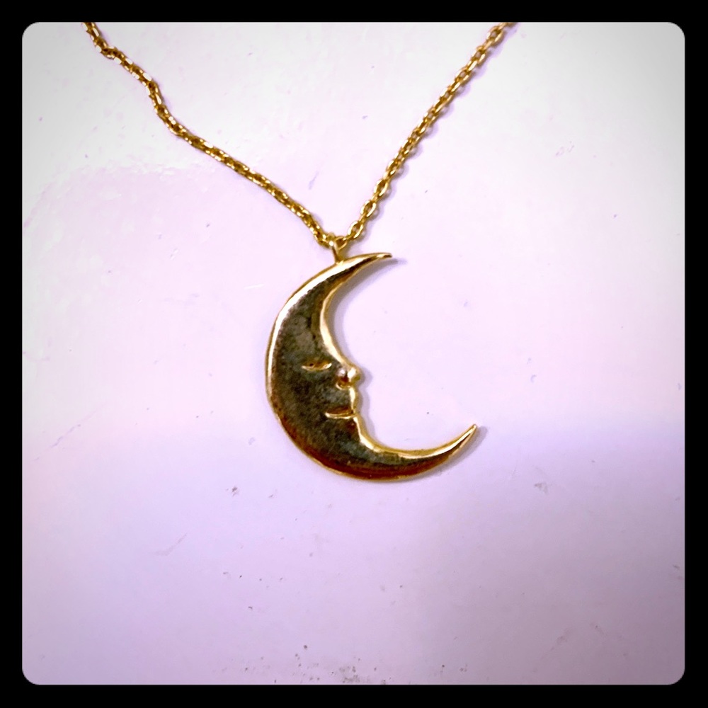 Crescent moon necklace